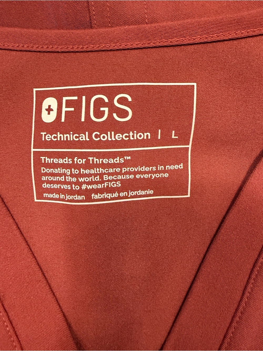 FIGS Walnut Scrub Set - Women’s Large Catarina & Large Uman - Picture 5 of 9